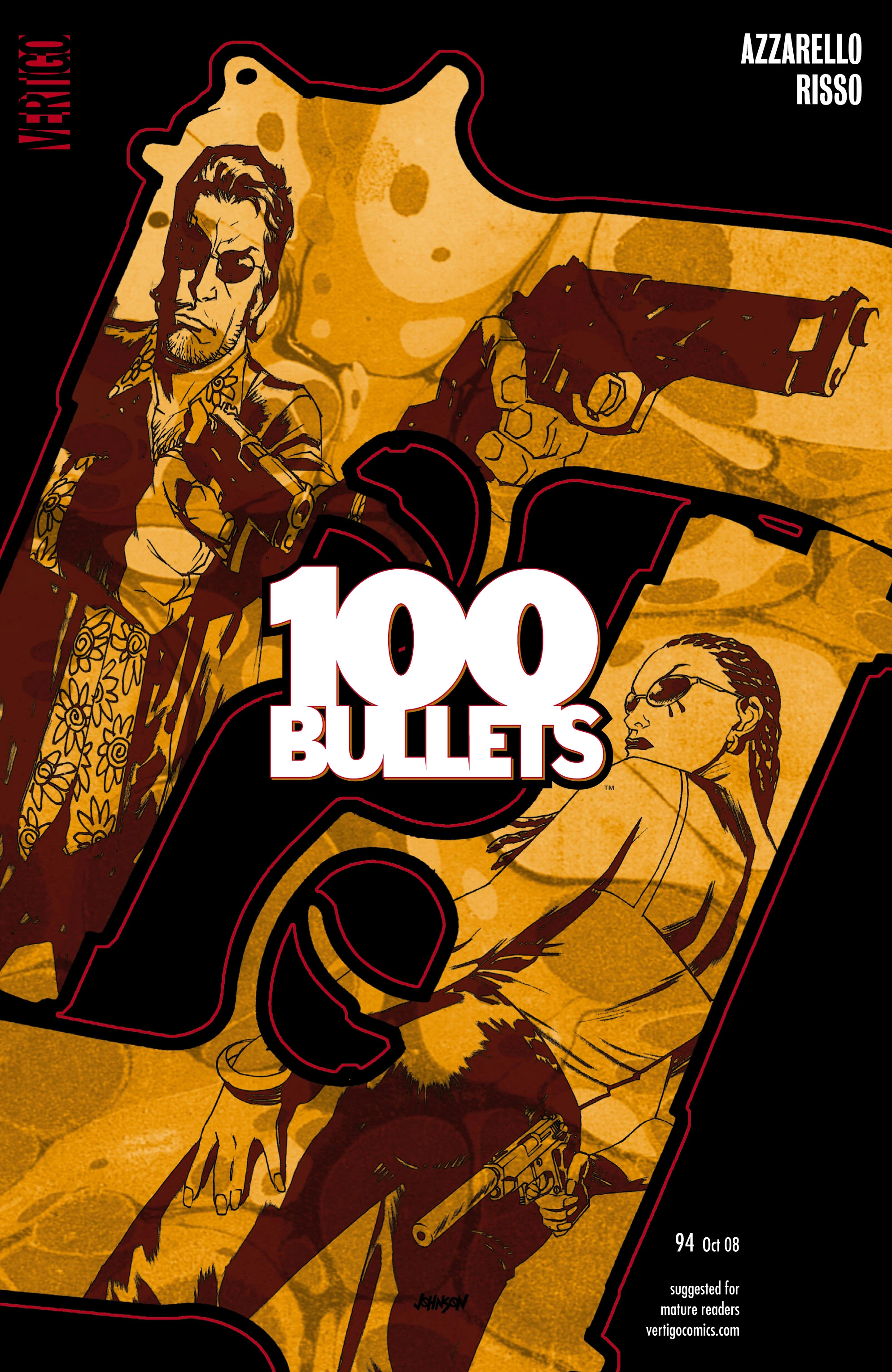 100 Bullets #94 (DC, 2008 — Cover A) cover